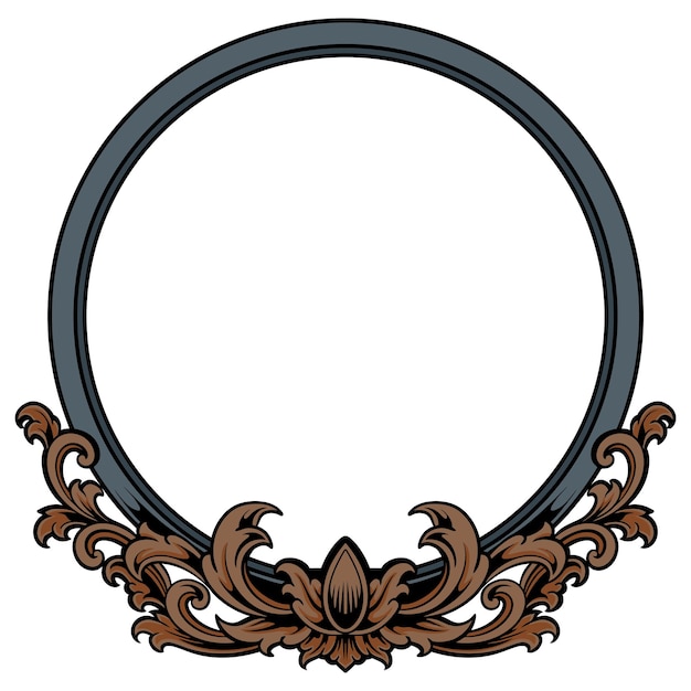 Decoración de boda con adorno de marco de lujo