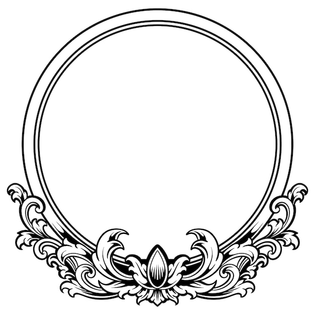 Decoración de boda con adorno de marco de lujo