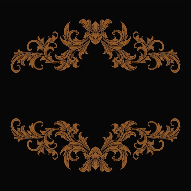 Decoración de boda con adorno de marco de lujo