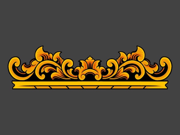 Decoración de boda con adorno de marco de lujo