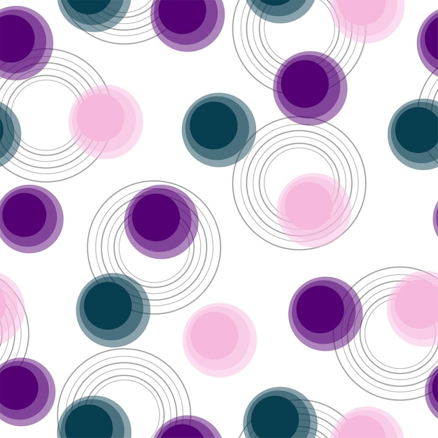 Decoración caótica de confeti sin costuras dispersas de otoño Ilustración vectorial abstracta
