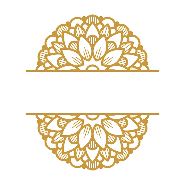 Decoración de la colección de elementos de diseño de Mandala