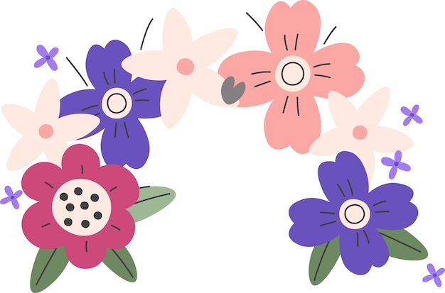 Decoración de diadema de flores