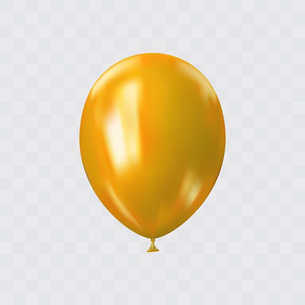 Decoración festiva de lujo con globo realista naranja en 3D para el día de Patrick
