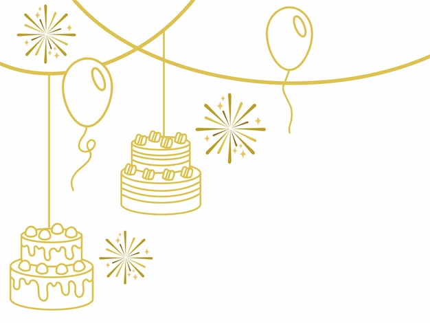La decoración de la fiesta de cumpleaños en línea