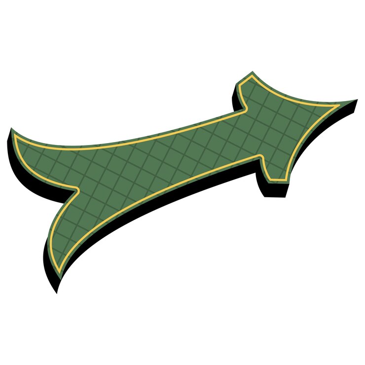 Vector decoración de flecha retro