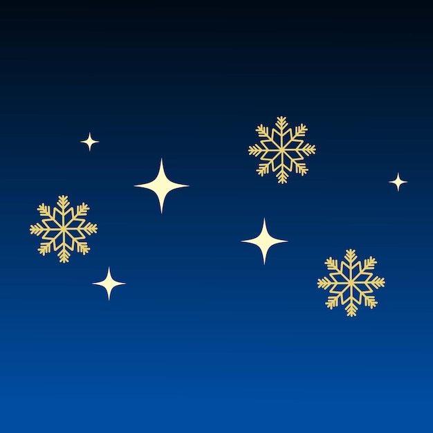 Decoración de fondo de copos de nieve de invierno