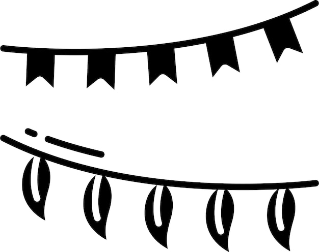 decoración de la hoja ilustración vectorial de glifo sólido