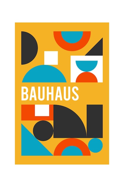 Decoración imprimible del hogar bauhaus