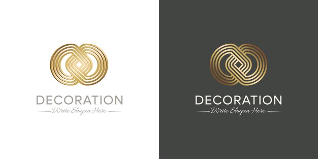 Decoración y inspiración para el diseño del logotipo minimalista
