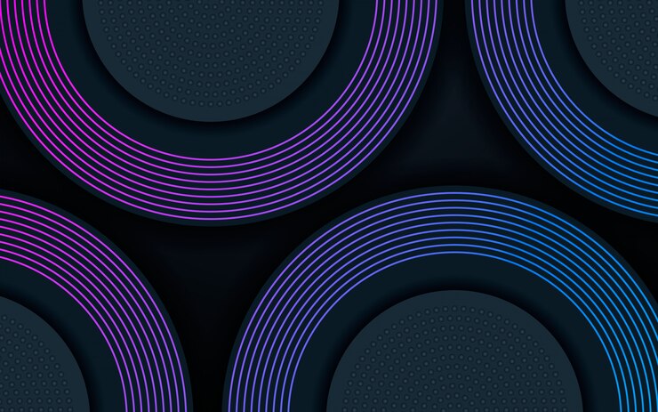 Decoración de línea de gradiente de fondo abstracto moderno