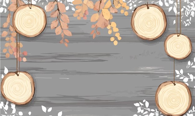 Decoración de madera encantadora hecha a mano para interiores acogedores
