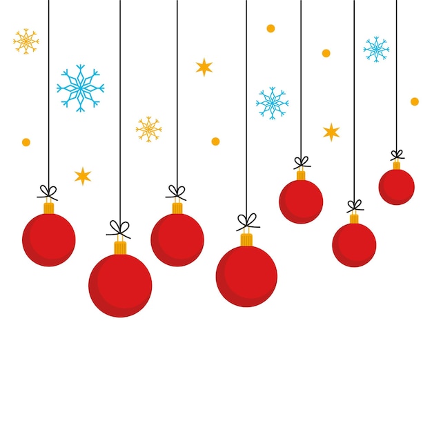 Decoración del marco de la ornamentación de la bola de Navidad