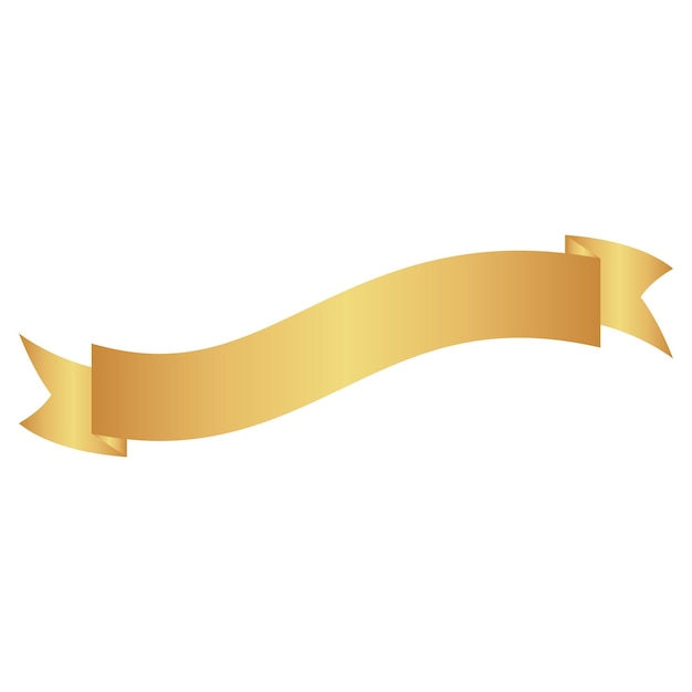 Decoración moderna y elegante de banderas de oro