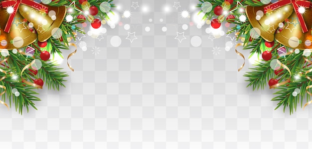 Decoración de Navidad y feliz año nuevo.