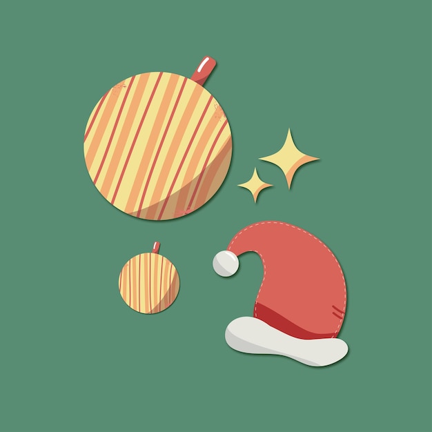 Vector decoración de navidad