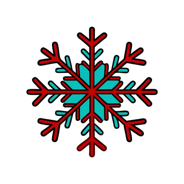 Decoración navideña de copos de nieve