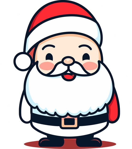 Decoración navideña de Santa Claus Vector para las vacaciones de Santa Claus