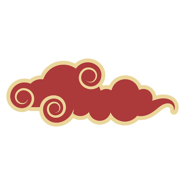 Decoración de nubes para el Año Nuevo Chino
