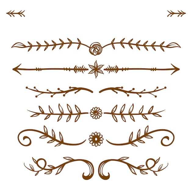 decoración y ornamento de lujo en estilo tradicional vintage ilustraciones vectoriales planas de dibujos animados