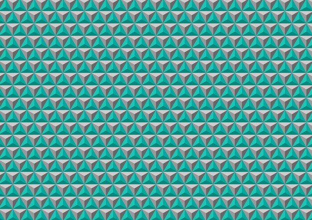 Decoración de papel tapiz de patrón 3D de triángulo verde geométrico de fondo moderno