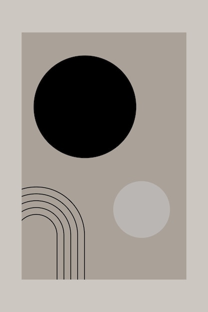 Decoración de pared de arte de línea moderna
