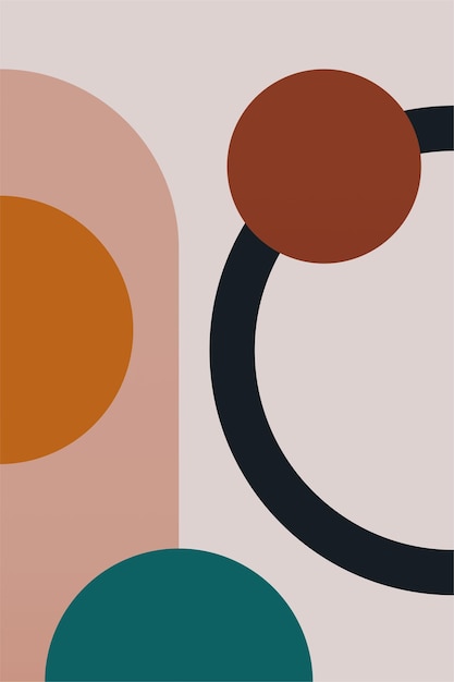 Decoración de pared bohemia abstracta neutra