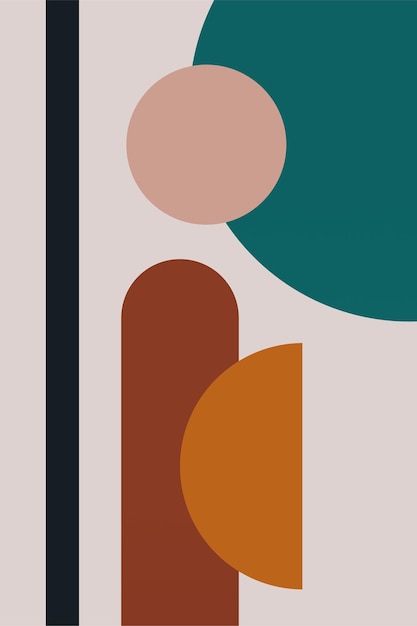 Decoración de pared bohemia abstracta neutra