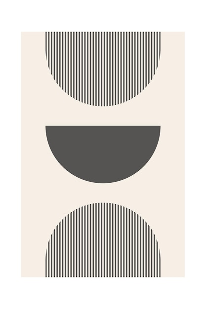 Decoración de pared de mediados de siglo.