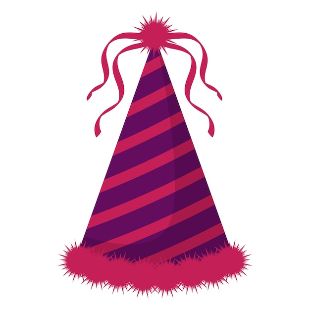 Decoración de sombrero colorido para la fiesta de Año Nuevo