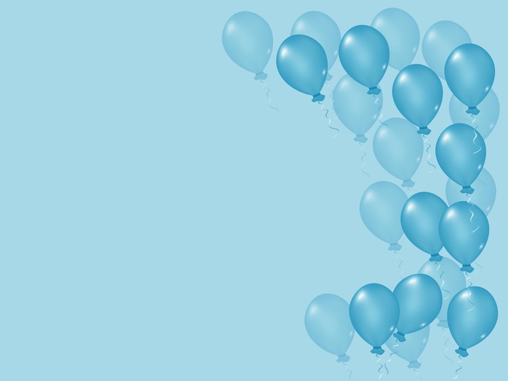Vector decoración de vacaciones con fondos elegantes y estéticos con globos y cintas
