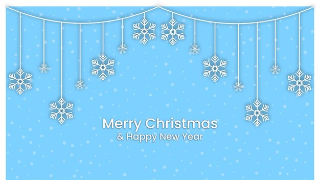 Decoración vectorial de colgadores de copos de nieve para el invierno