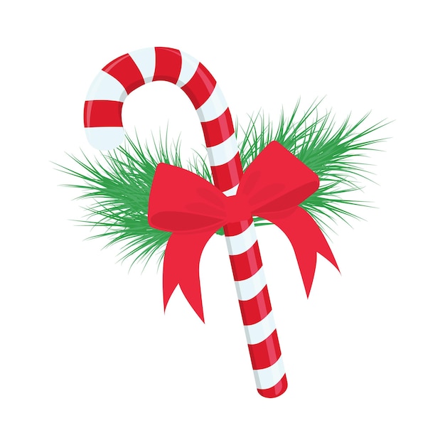Decoraciones para árboles de Navidad conjunto aislado ilustración vectorial