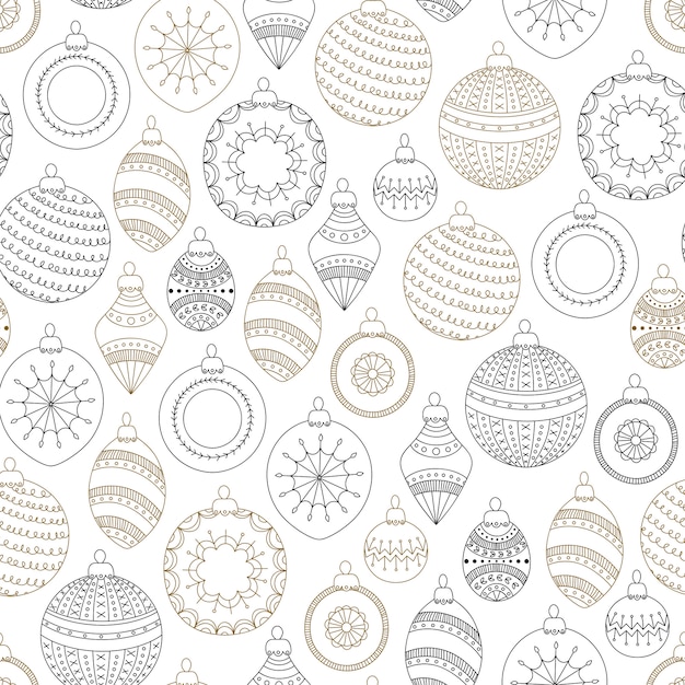 Decoraciones elementos de patrones sin fisuras. Ilustración vectorial