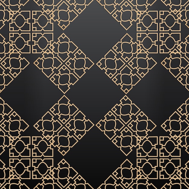 decorative gold and black ornaments with luxurious elegance