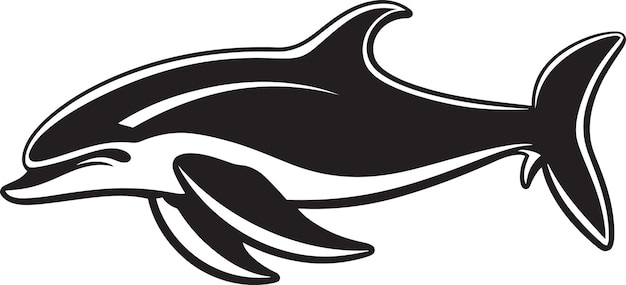 Deep Blue Majesty Emblematic Whale Vector Cresting Currents Símbolo icónico de la ballena que se encuentra en el océano Atlántico