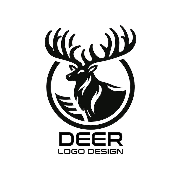 Deer Logo Vector Design
