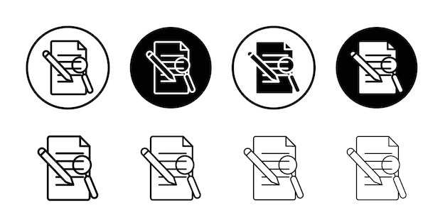 Definición del vector del conjunto de iconos del logotipo