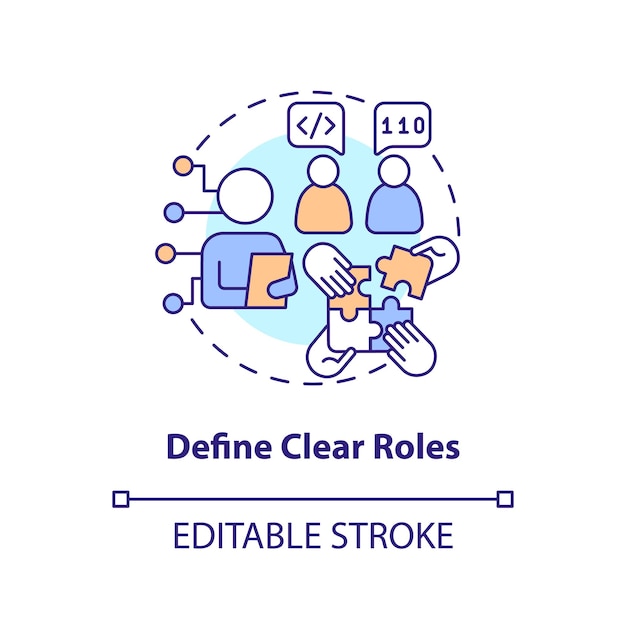 Definir el icono del concepto de roles claros