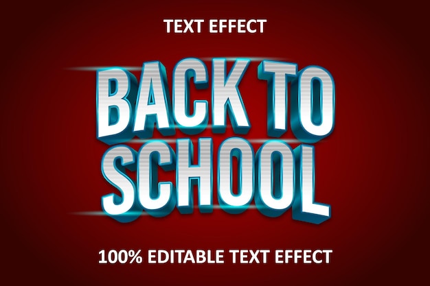 Deformación elegante efecto de texto editable rojo azul plata