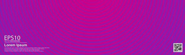 El degradado colorido abstracto Proton Purple y Plastic Pink color circle background