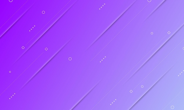 Degradado morado con textura de líneas y elementos de memphis. Patrón de colores para libros infantiles.