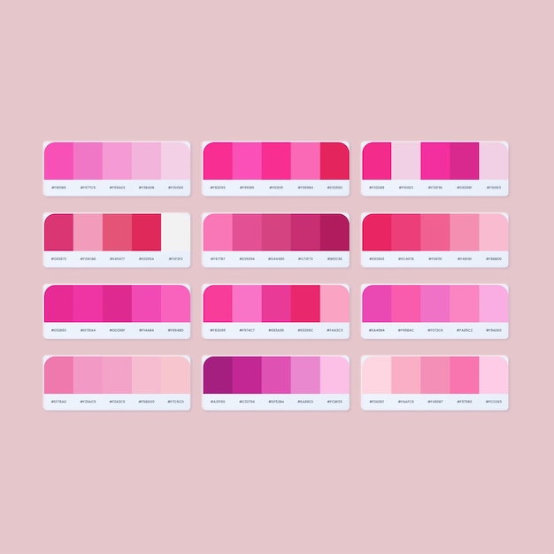 degradado rosa