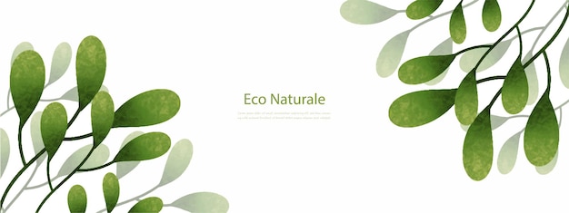 Deja el vector de diseño de fondo para la ecología.