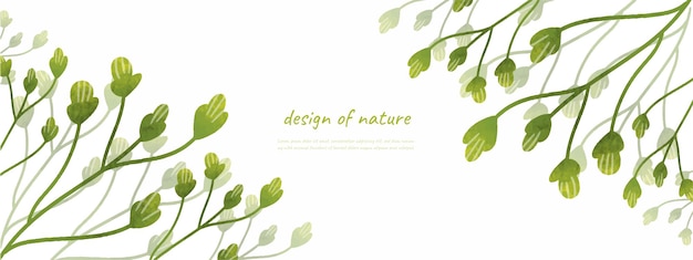 Deja el vector de diseño de fondo para la ecología.