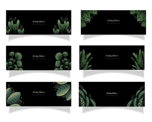 Deja el vector de diseño de fondo para la ecología.