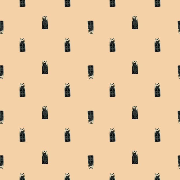 Delantales grabados de patrones sin fisuras Fondo vintage para cocina en estilo dibujado a mano Textura repetida vectorial para tejido estampado envoltura papel tapiz tejido