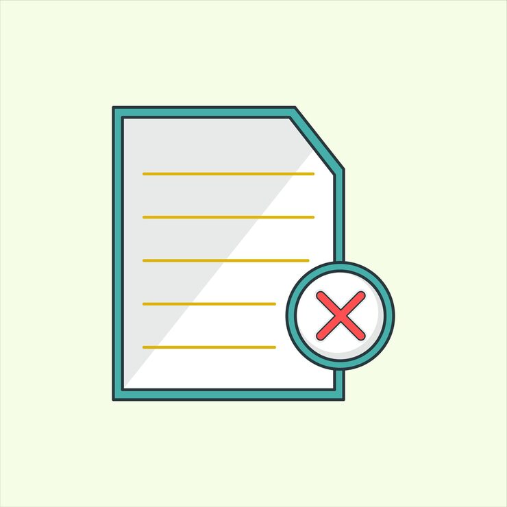 Vector delete icon icon related to design elements suitable for web site app user interfaceselement printable etc flat icon style simple vector design editable