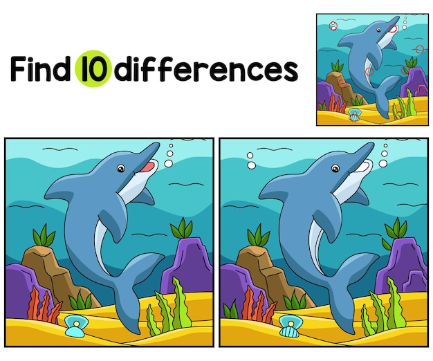 Los delfines encuentran las diferencias