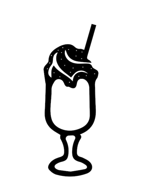 Delicioso batido con crema